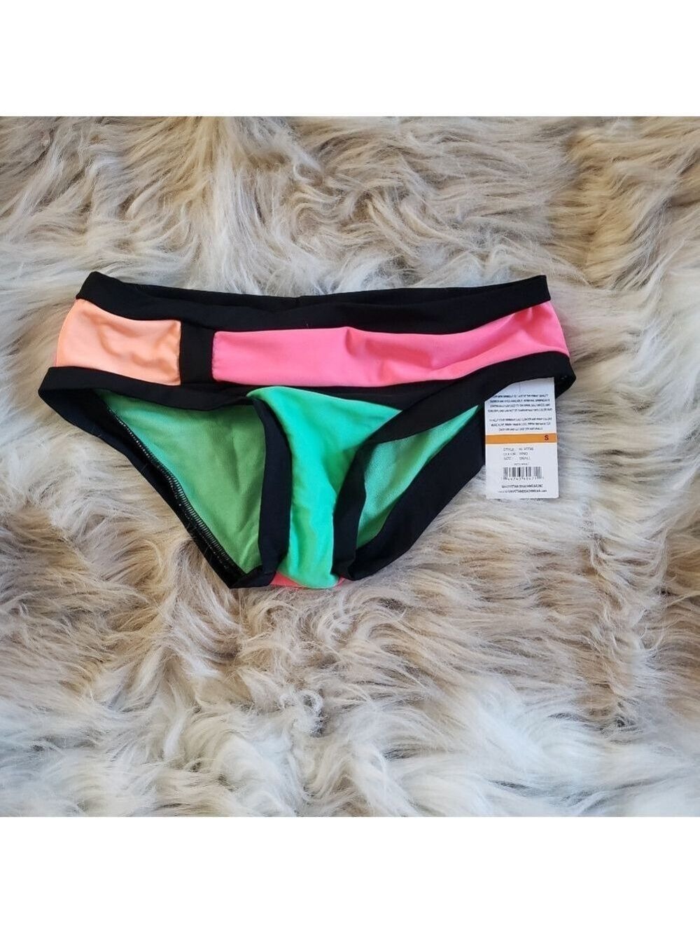 HotPant Bottom Orange Blocking